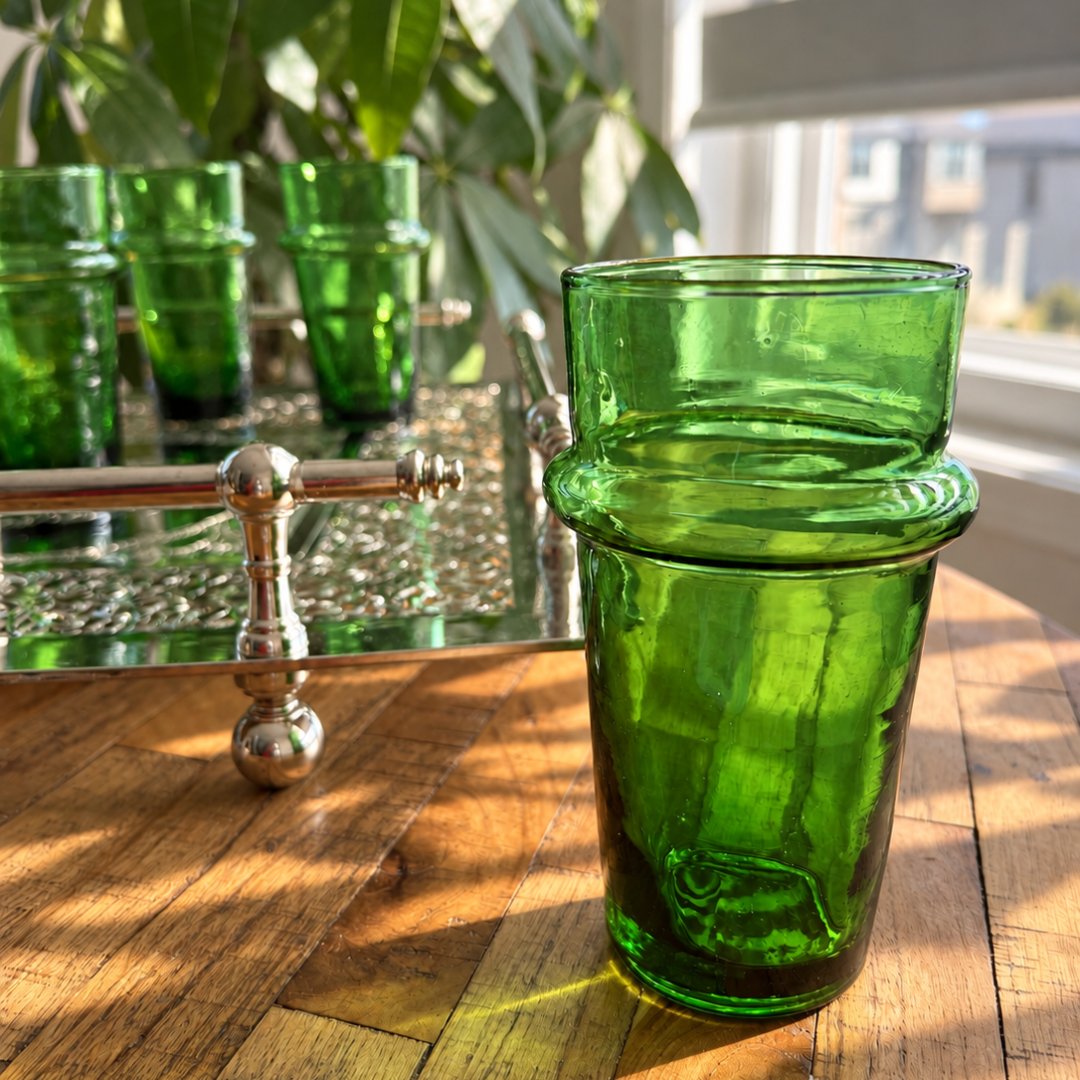 Handblown Moroccan Beldi Glass | sets of 2, 4 or 6