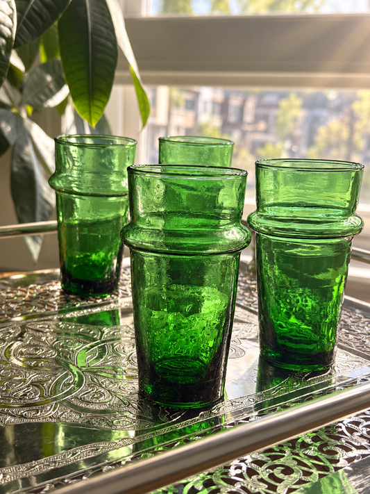 Handblown Moroccan Beldi Glass