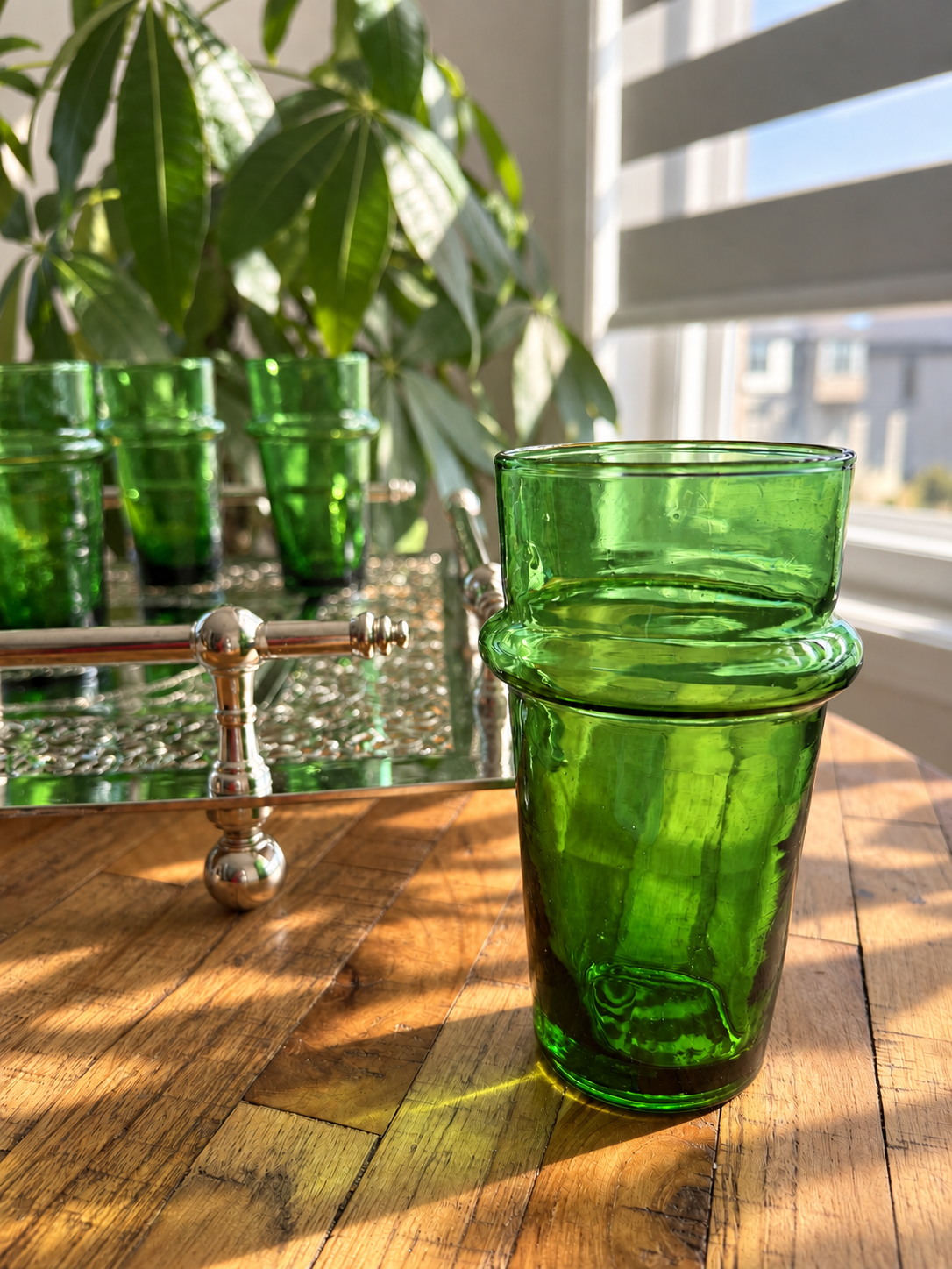 Handblown Moroccan Beldi Glass